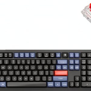 Keychron V6 108-Key Mechanical Keyboard Hot‑Swappable Double‑Shot PBT-0