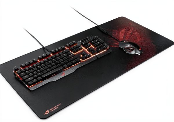 ASUS ROG Sheath Gaming Mouse Pad - Large Black/Red-1