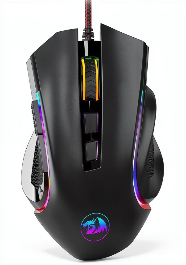 Redragon M602 Black Gaming Mouse with 7200 DPI Adjustable Sensitivity-0