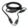 Ubisoft Rocksmith Guitar Cable 11ft Tangle-Free AUX for Xbox PS4 PC-0