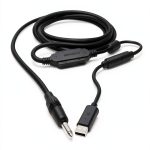 Ubisoft Rocksmith Guitar Cable 11ft Tangle-Free AUX for Xbox PS4 PC-0