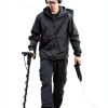 SuperEye Metal Detector for Adults, Blue, 10" Waterproof Coil, 6-6