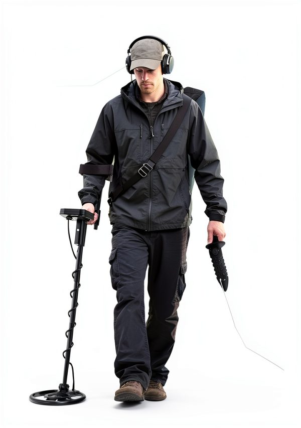 SuperEye Metal Detector for Adults, Blue, 10" Waterproof Coil, 6-6