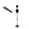 Metal Detector for Adults & Kids, Lightweight Childrens Metal Detector with Shovel,8 Inch Waterproof Adjustable 31.5" to 41.5" Gold Detector for Beach Backyard Search for Treasure (Black)-6