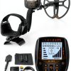 13" Metal Detector for Adults Professional, Double-D Waterproof Search Coil Gold Finder with Pinpoint, High Sensitivity DISC Mode, LCD Backlight Display Gold Detector-0