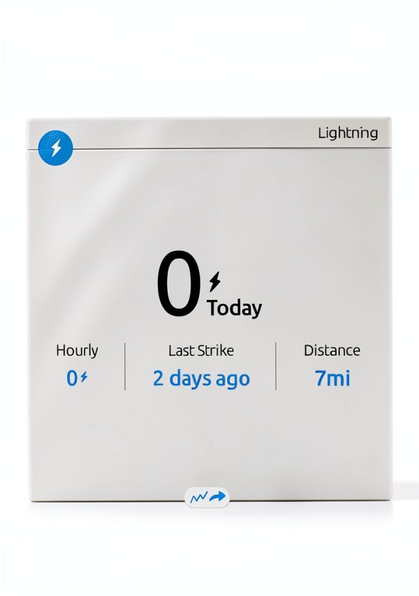 Ambient Weather WH31L Lightning Detector for WS-2000 WS-5000-1