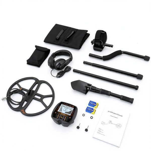13" Metal Detector for Adults Professional, Double-D Waterproof Search Coil Gold Finder with Pinpoint, High Sensitivity DISC Mode, LCD Backlight Display Gold Detector-5